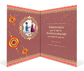 Happy Rakhi Personalised Greeting Card